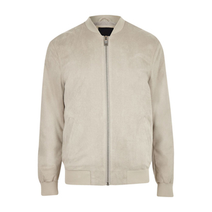 เสื้อแจ็กเก็ตบอมเบอร์สำหรับผู้ชายเสื้อแจ็คเก็ตมีซิปแบบหนาคอตั้งใส่ Ma1โลโก้ได้ตามต้องการ - Product Image 4