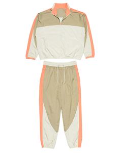 Ensemble de survêtement personnalisé en nylon imperméable et léger, coupe-vent, jogging, fermeture éclair, survêtement pour homme, respirant, coupe classique - Product Image 1