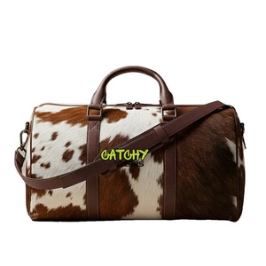 Bolsa de Viaje de Cuero al por Mayor, Bolsa de Fin de Semana Clásica Retro, Cuero Genuino de Vaca - Product Image 2