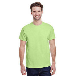 Nouveaux t-shirts unis respirants 100% coton personnalisés pour hommes - Product Image 6