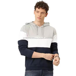 Sweat à capuche multi-panneaux sur mesure pour homme, respirant, mode automne-hiver, vêtement en polaire, capuche pour adultes - Product Image 1