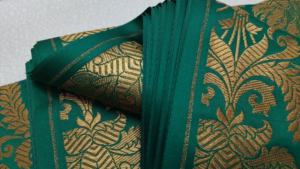 ผ้าไหมทำเอง/ผ้าฝ้ายผ้าด๊อบบี้ทอทนต่อการขัดถูลวดลายระยิบระยับเพื่อความหรูหราเหนือกาลเวลา - Product Image 3