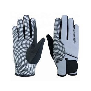 Guantes de equitación impresos con logotipo personalizado Último estilo Nuevo diseño Guantes de equitación de bajo precio - Product Image 4