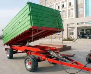 Achetez une remorque agricole de 25 à 30 tonnes, remorque de tracteur hydraulique à 2 roues, disponible aux États-Unis - Product Image 1