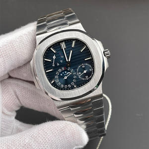Montre mécanique de luxe 41 mm en or rose, qualité supérieure, étanche, mouvement PPF Factory 5712 240, multifonction, phase de lune - Product Image 2