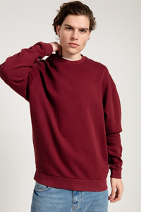 Jersey de algodón de gran tamaño personalizable, Sudadera de cuello redondo para hombre, moda de invierno con logotipo de bolsillo de canguro, camisa térmica Oem - Product Image 5