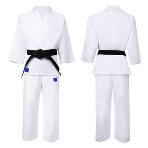 Ensembles d'uniformes de karaté extensibles et respirants personnalisés avec logo sur mesure, 100 % coton, uniformes d'arts martiaux unisexes, vente en gros - Product Image 5