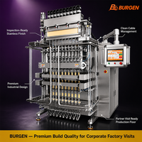 Máquina Automática Multicarril para Envasado de Polvo en Barra, Certificación CE, Solución Llave en Mano para Grado Alimenticio, HMI en Inglés, Accionamiento por Servomotor