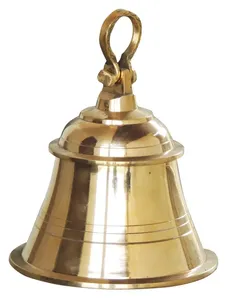 Antique Look Vintage Home Indoor New Design Durable Navy Solid Brass Ship <b>Bell</b> Nautical for Wall Hanging and Home Decor - Product Image 5