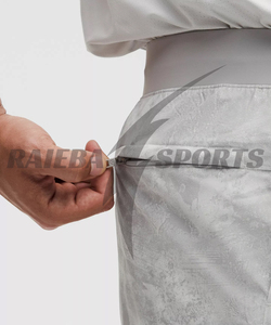 กางเกงขาสั้นผ้าตาข่ายสำหรับผู้ชายกางเกงขาสั้นสำหรับออกกำลังกายวิ่งออกกำลังกาย2025ปรับแต่งได้ - Product Image 6