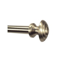 Tringle à rideau dorée extensible en laiton de haute qualité pour embouts de montage durables