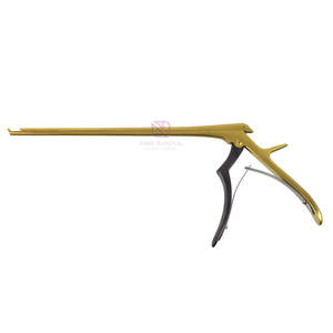 Instrumentos quirúrgicos Kerrison Rongeur de acero inoxidable de alta calidad | Herramientas de Cirugía General reutilizables | Fabricante de Pakistán | - Product Image 1