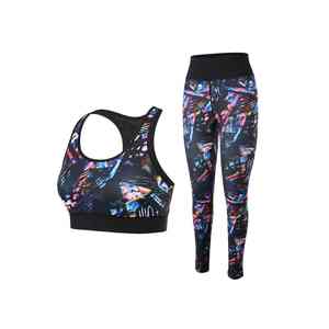 Soutien-gorge de sport léger Gym Fitness pour femmes Ensembles de vêtements de yoga Logo personnalisé Vêtements de sport respirants de couleur unie Grandes tailles 2 - Product Image 3