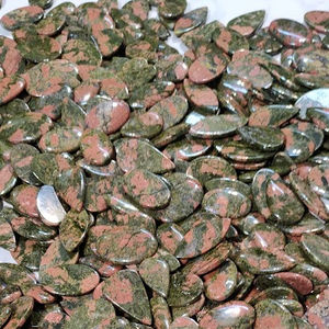 Meilleure vente Unakite Cabochon Semi précieux en gros Lot de pierres précieuses Unakite pour bijoux - Product Image 1