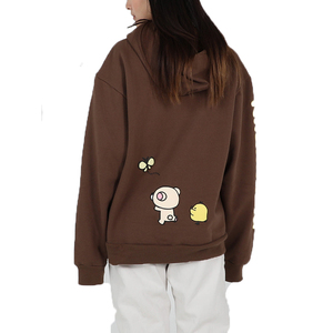 Sudadera corta con capucha para hombre, fabricante oem, 100% algodón, con borde cortado, dobladillo sin procesar, Impresión de farol, personalizada - Product Image 2