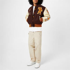 Fabricant universitaire de haute qualité personnalisé Vintage Club Streetwear veste d'hiver à boutons pour hommes Style décontracté grande taille disponible - Product Image 2