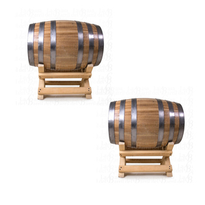 Tonneau <span class=keywords><strong>de</strong></span> Tequila <span class=keywords><strong>de</strong></span> <span class=keywords><strong>50</strong></span> <span class=keywords><strong>litres</strong></span> en bois avec bordure noire, finition laquée, disponible au <span class=keywords><strong>prix</strong></span> le plus bas - Product Image 1
