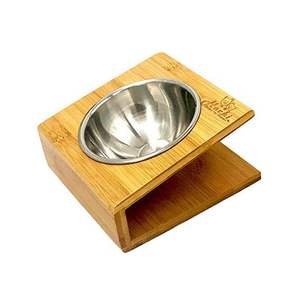 Bol d'alimentation en bois personnalisé pour animaux de compagnie avec finition polie pour la vaisselle et les cadeaux - Product Image 6