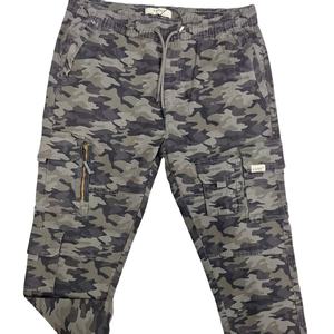 Nouveau design Pantalon cargo tactique décontracté pour hommes fermeture élastique en toile légère à taille moyenne pour les activités de plein air - Product Image 3