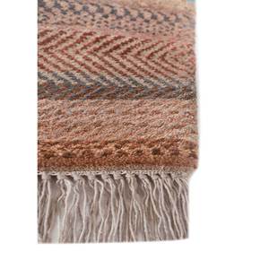 พรมไหมพรมผสมไหมไผ่สีน้ำตาลเบจ แมนชาฮ่า รุ่น Les-2305 ลายปะติดปะต่อ สำหรับห้องนอนวัยรุ่น ห้องนั่งเล่น และบ้าน - Product Image 4