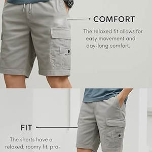 กางเกงขาสั้นโอเวอร์ไซส์สำหรับผู้ชายกางเกงขาสั้นใส่สบายสีตัดกันสีตามสั่ง - Product Image 3