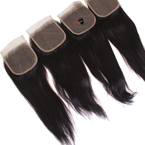 แพคเกจขายส่งผมที่มีการปิดมือมัดมือวัตถุดิบธรรมชาติสไตล์ตรง HD ปิดลูกไม้ขนาดต่างๆ (5x5 6x6 7x7) - Product Image 6