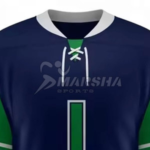 Jersey de hockey sobre hielo 100% poliéster, diseño y logotipo personalizados, fabricado en fábrica, jersey de hockey sobre hielo a bajo precio - Product Image 4