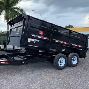 NUEVO Remolque Agrícola Económico 7x16 con Laterales Altos de 4 Pies y Doble Eje para Transporte de Estiércol, Tierra y Materiales a Granel - Product Image 2