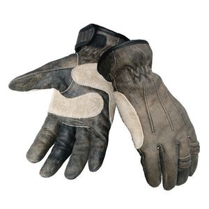 Men's Vintage Style Cruiser Riding Motorcycle Brown leather gloves Motorcycle Auto Racing Wear Leather Gloves For Men - Product Image 1