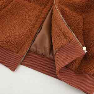 CUSTOM alta calidad Casual Streetwear otoño a prueba de viento Fleece Hoodie cremallera Warm Fleece HoodIE - Product Image 4