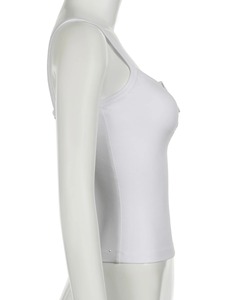 Nueva ropa con estampado personalizado para mujer, Top corto de verano para chicas calientes, camisetas sin mangas sexis sin costuras, camisola sin espalda - Product Image 4