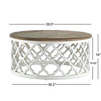Table basse marocaine en forme de tambour, plaqué argent, Design attrayant, style ancien, offre spéciale, 2020