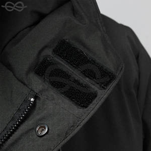 Chaquetas acolchadas largas para hombre, abrigos acolchados con capucha a prueba de viento cálidos de invierno, gabardina gruesa con solapa y cremallera completa a la moda - Product Image 3