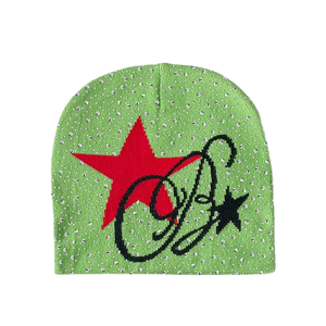 Bonnets d'hiver en strass personnalisés de haute qualité avec logo personnalisé Bonnet en tricot chaud pour hommes et femmes - Product Image 2