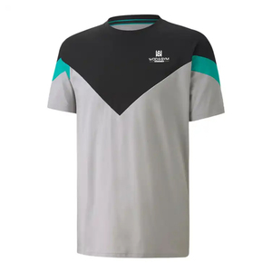 Camiseta personalizada de secado rápido OEM y ODM para hombre, 100% algodón, poliéster, colores sólidos, diseño en blanco con logotipo personal - Product Image 3