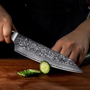 Cuchillo de Chef de cocina de hoja de acero con servicio OEM ODM de alta calidad personalizado al por mayor herramienta de corte de carne y verduras de cocina súper afilada - Product Image 6