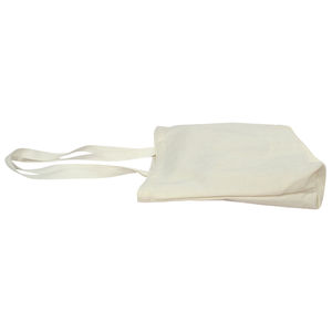 Bolsa de lona de algodón orgánico 100% reciclable con logotipo personalizado impreso, bolsas de compras con patrón de letras, bolsas de algodón - Product Image 3