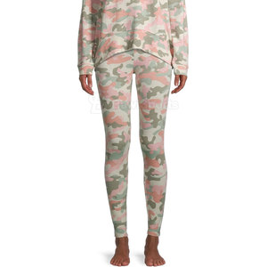Legging de sport décontracté pour femme, respirant, écologique, léger, en Spandex/Polyester, avec impression par sublimation, service OEM, direct usine - Product Image 2