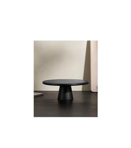 Support à gâteau rond en bois de ferme avec texture de grain de bois naturel adapté à la décoration de style campagnard rustique - Product Image 2