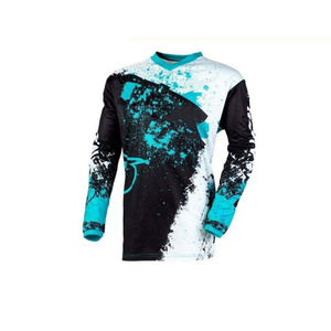 Combinaisons de motocross deux pièces conçues sur mesure, ensemble d'uniformes en polyester coupe-vent avec techniques imprimées du service OEM - Product Image 2