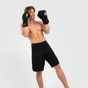 Pantalones cortos de calidad superior totalmente en color negro largo 100% algodón/poliéster hechos al por mayor de alta calidad para hombres - Product Image 6