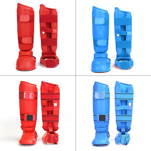 Protège-tibias de boxe Muay Thai Arts martiaux Protège-jambes Protège-tibias de sport Protège-tibias de football de haute qualité - Product Image 4