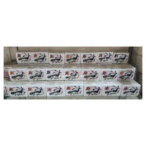 Cajas de regalo de mármol blanco con diseño de incrustaciones de pavo real elegantes, artesanías de piedra hechas a mano para embalaje de joyería de lujo - Product Image 1
