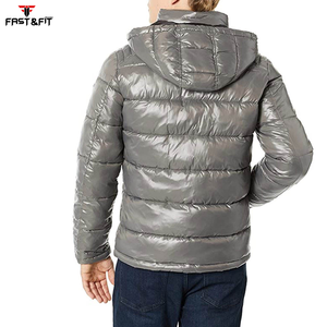 New Style Latest Design Quality <b>Long</b> Canvas Stand Collar Waterproof Breathable Puffer <b>Jacket</b> for <b>Men</b> Winter - Product Image 2