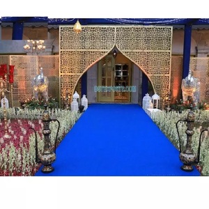 Arche en métal pour porte de mariage pour décoration d'entrée, fêtes Heena, parapluies pour décoration de scène, grands parapluies colorés pour mariages - Product Image 1