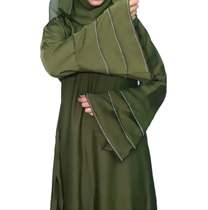 Abaya Islámica Modesta y Sencilla para Mujer, 100% Algodón, Ropa Formal de Oficina, Color y Diseño Personalizables, Alta Calidad - Product Image 4