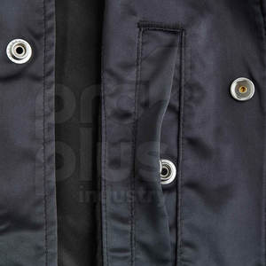 Chaqueta Ligera de Satén para Hombre, Cuello Alto, Estilo Universitario, Tejido Liso y Brillante, Secado Rápido, Transpirable, Ecológica, para Invierno - Product Image 5