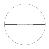 Lunette de tir Red Win Scarlet 1-8x24 FT LPVO à parallaxe extrêmement faible pour la lumière du soleil la plus forte, avec éclairage rouge à 6 niveaux