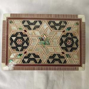 Boîte à bijoux élégante en bois nacré boîte-cadeau de stockage en gros pour le stockage des cosmétiques - Product Image 1