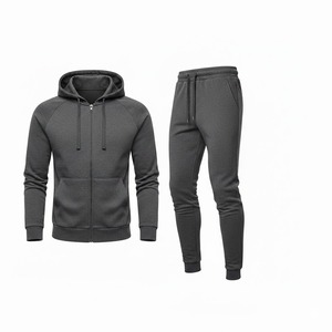 Ensemble de survêtement personnalisé pour hommes et femmes, imprimé, 100% coton, écologique, léger, pour le sport d'hiver, jogging, polaire chaud, streetwear - Product Image 3